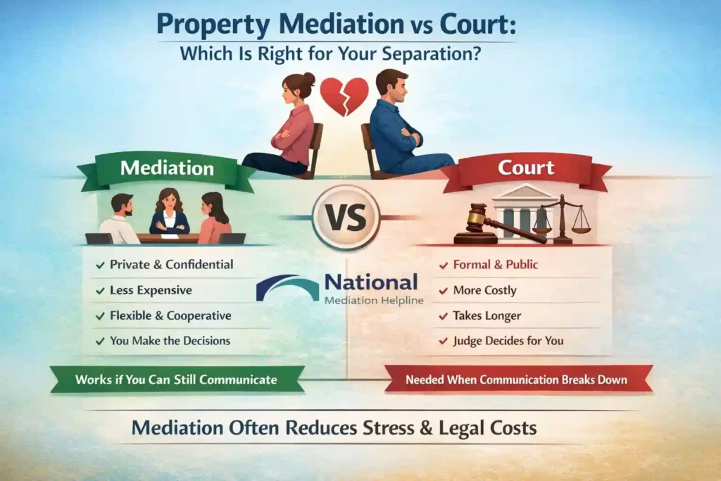 Property Mediation vs Court: Which Is Right for Your Separation Manchester?